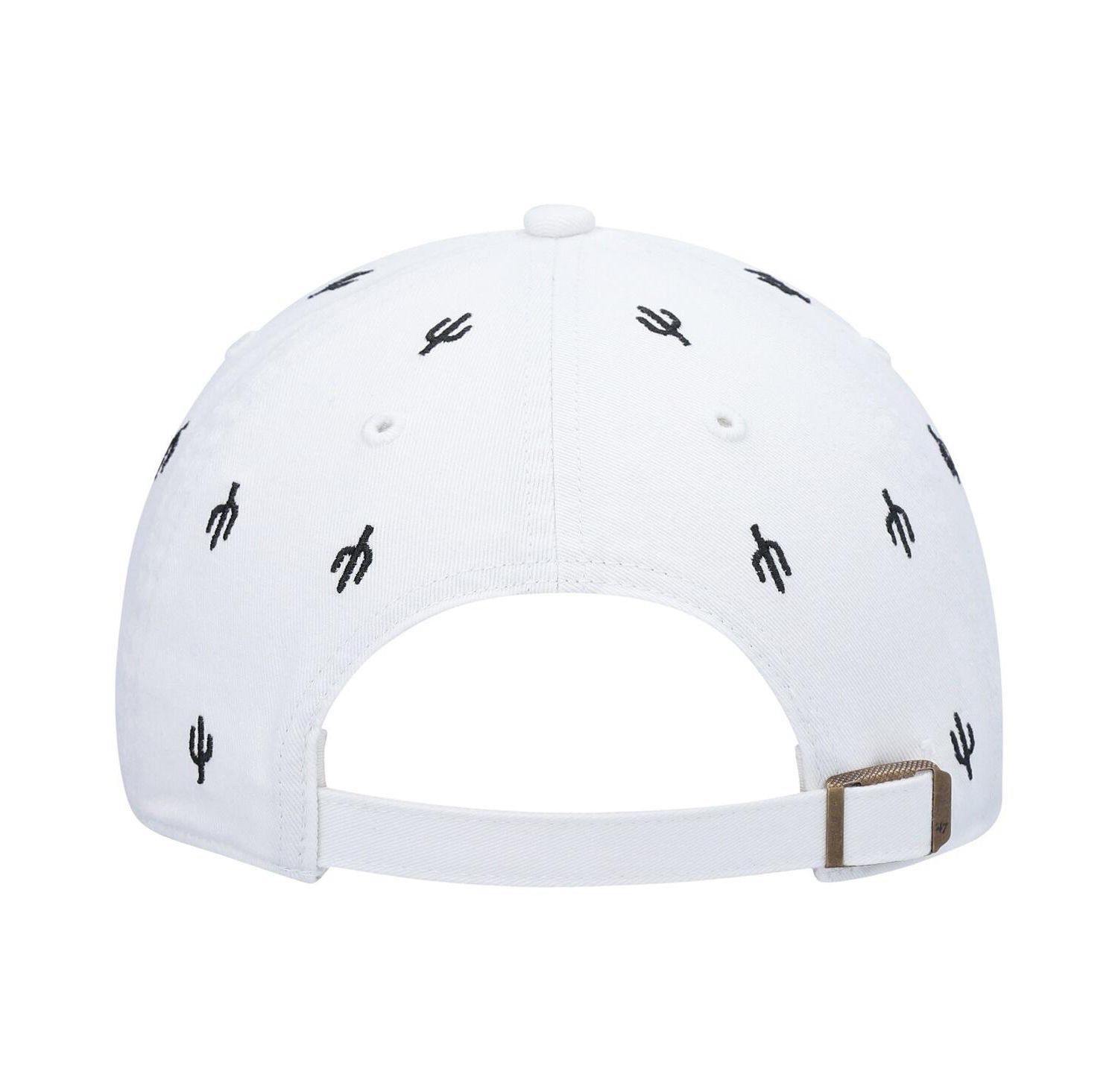 Women's '47 White Las Vegas Raiders Confetti Clean Up Adjustable Hat