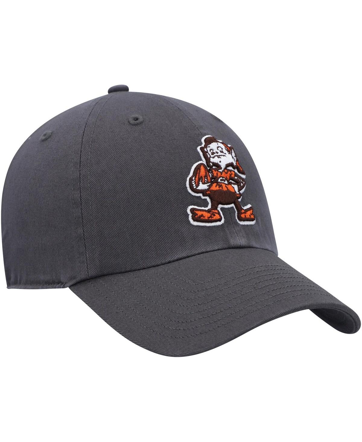 Men's '47 BrandCleveland Browns Clean Up Legacy Adjustable Hat - Charcoal
