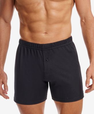 Men's Premium Cotton Knit Boxers, Pack of 2