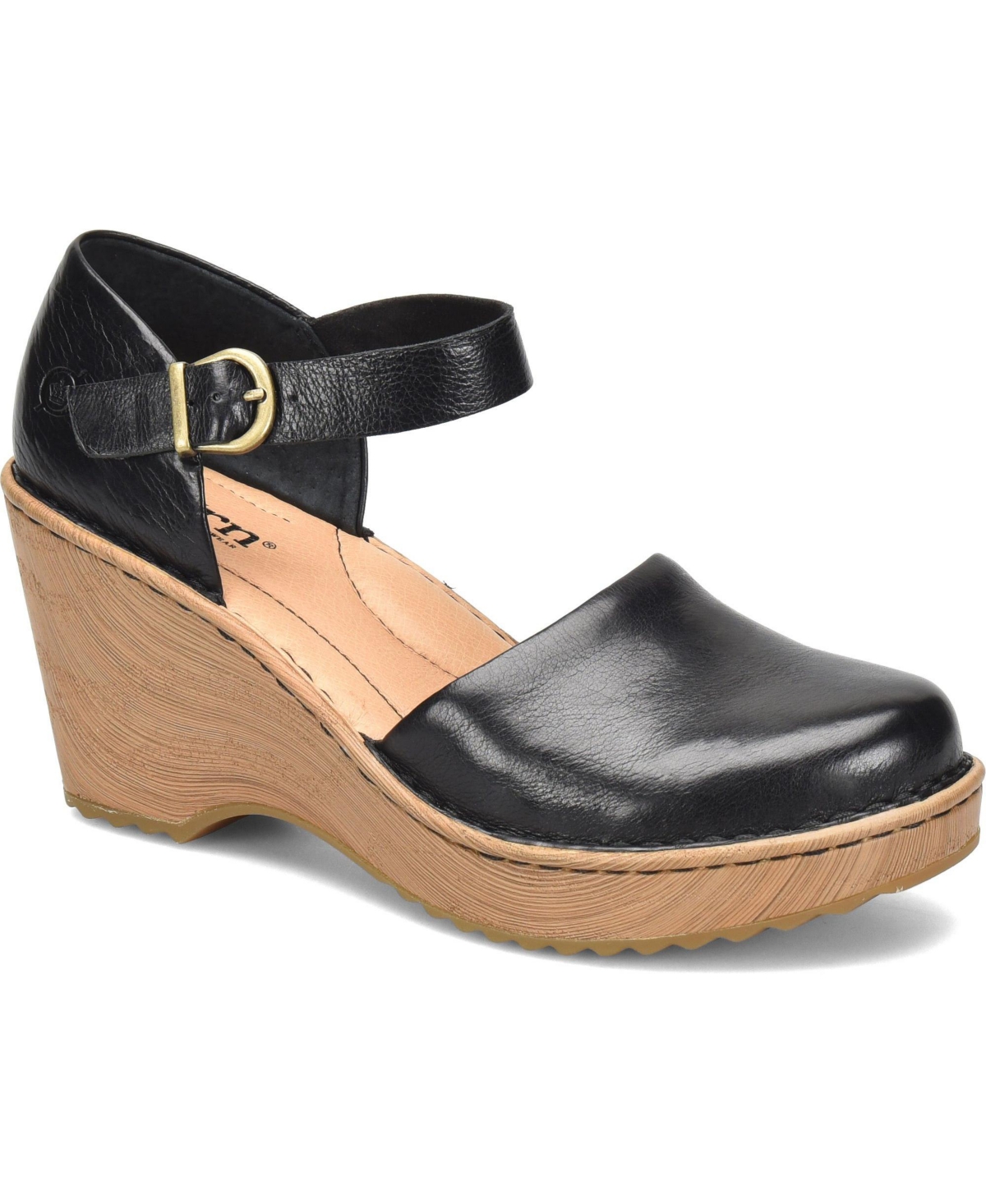 Born Women's Nellie Comfort Mary Jane Wedges Women's Shoes