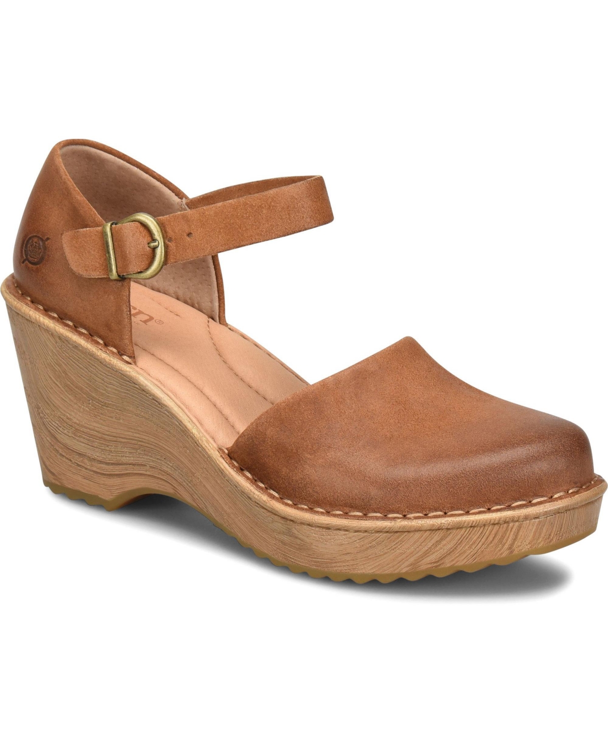 Born Women's Nellie Comfort Mary Jane Wedges Women's Shoes