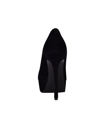 Guess Womens Cacei Peep Toe Platform Pump Black Size 7 5 M main image 1