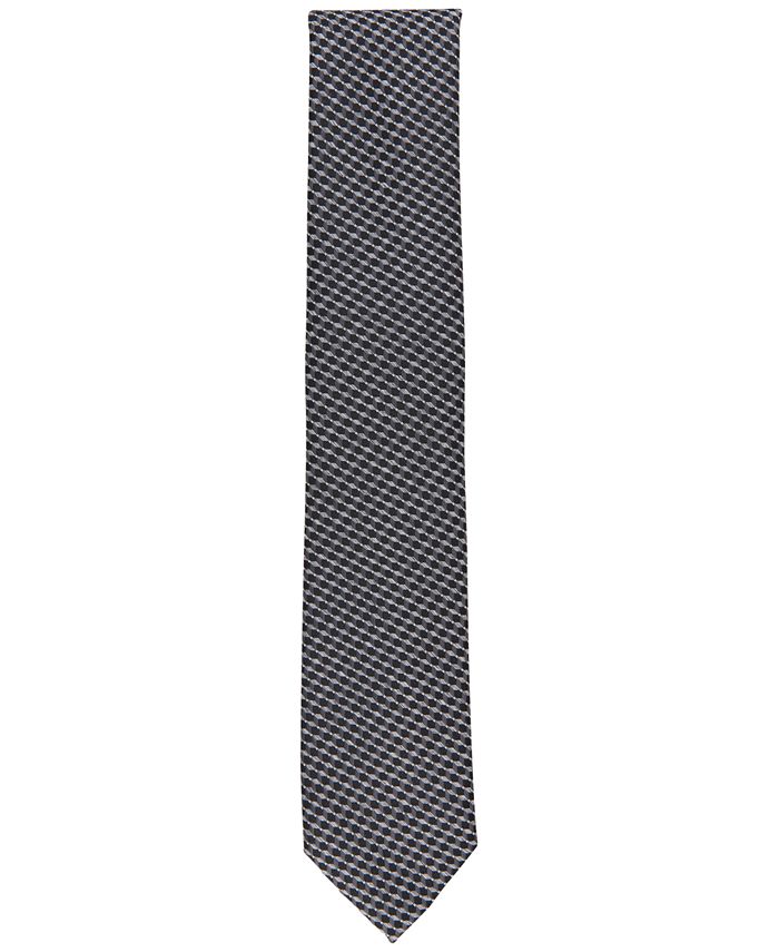 Alfani Men's Baldwin Mini-Grid Tie, Created for Macy's - Macy's