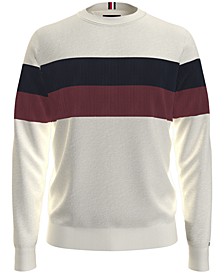 Men's Colorblocked Stripe Sweater 