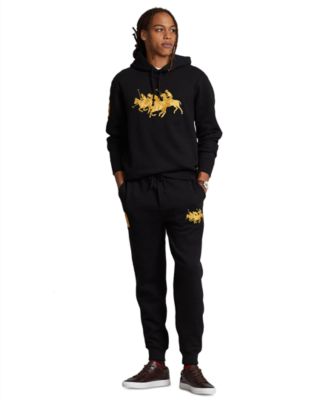 Polo Ralph Lauren Men's Triple-Pony Fleece Jogger Pants Macy's