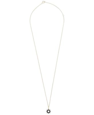Diamond Sun Pendant Necklace (1/10 ct. t.w.) in 14k Gold Created for Macy's (Also available in Black Diamond)