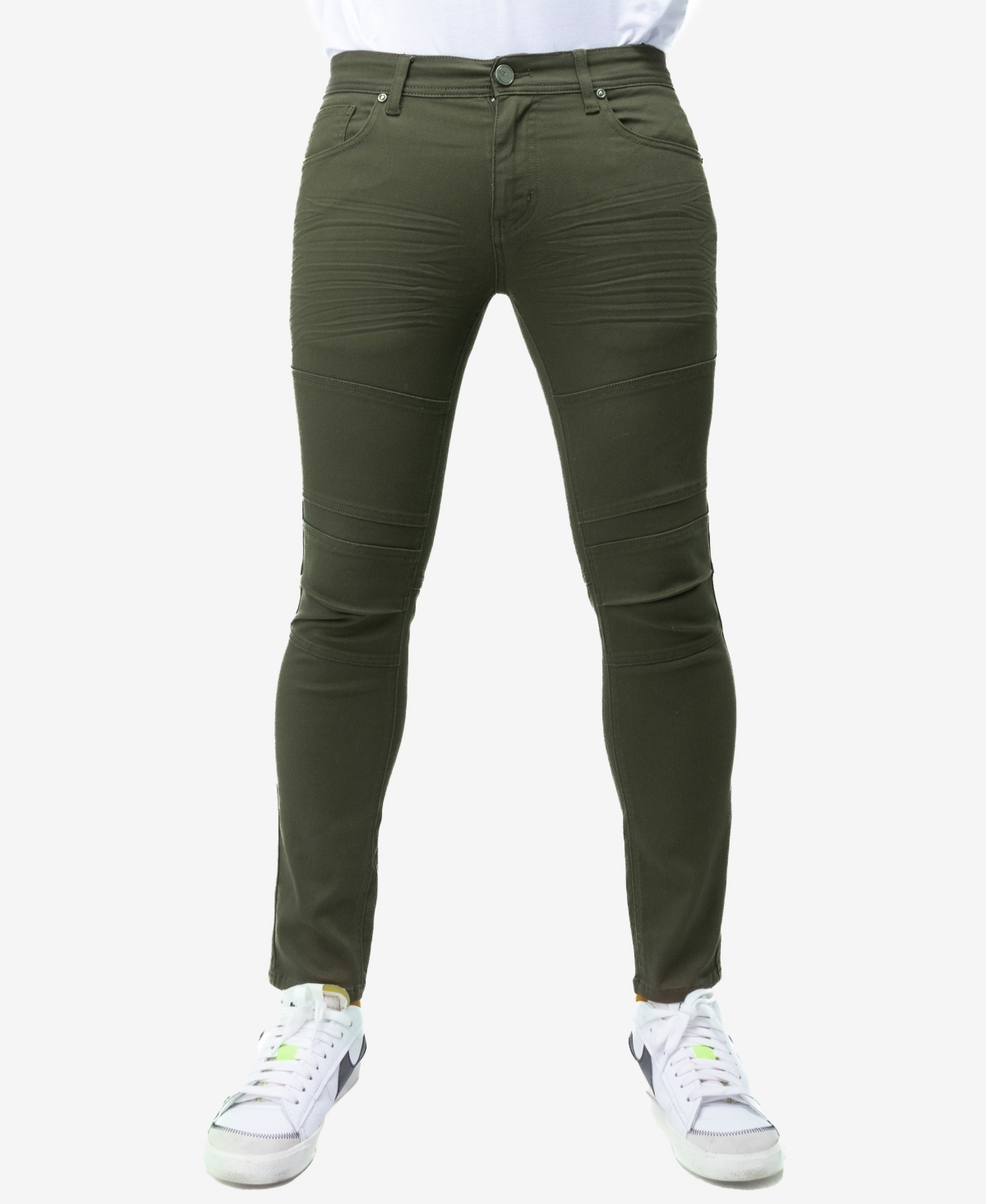 Shop X-ray Men's 5-pocket Articulated Knee Commuter Pants In Army
