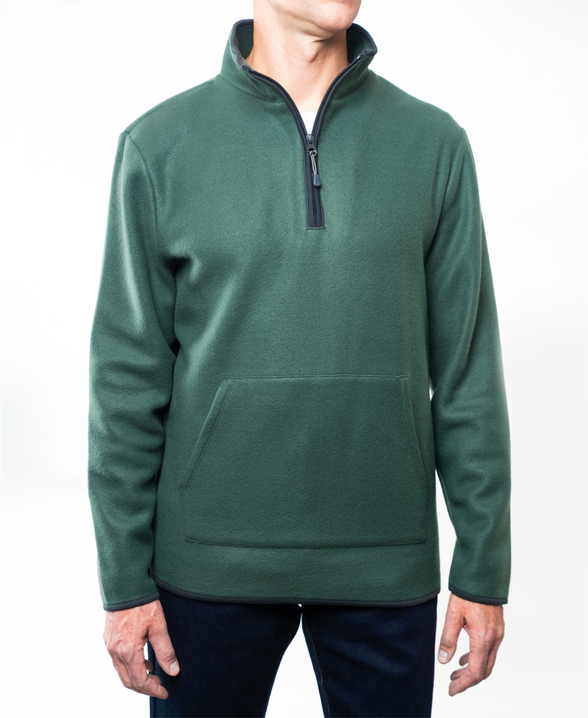 Lazer Men's Polar Fleece Quarter Zip Sweatshirt, Created for Macy's