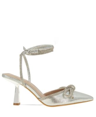 Women's Ildy Crystal Bow Pointy Toe Pump