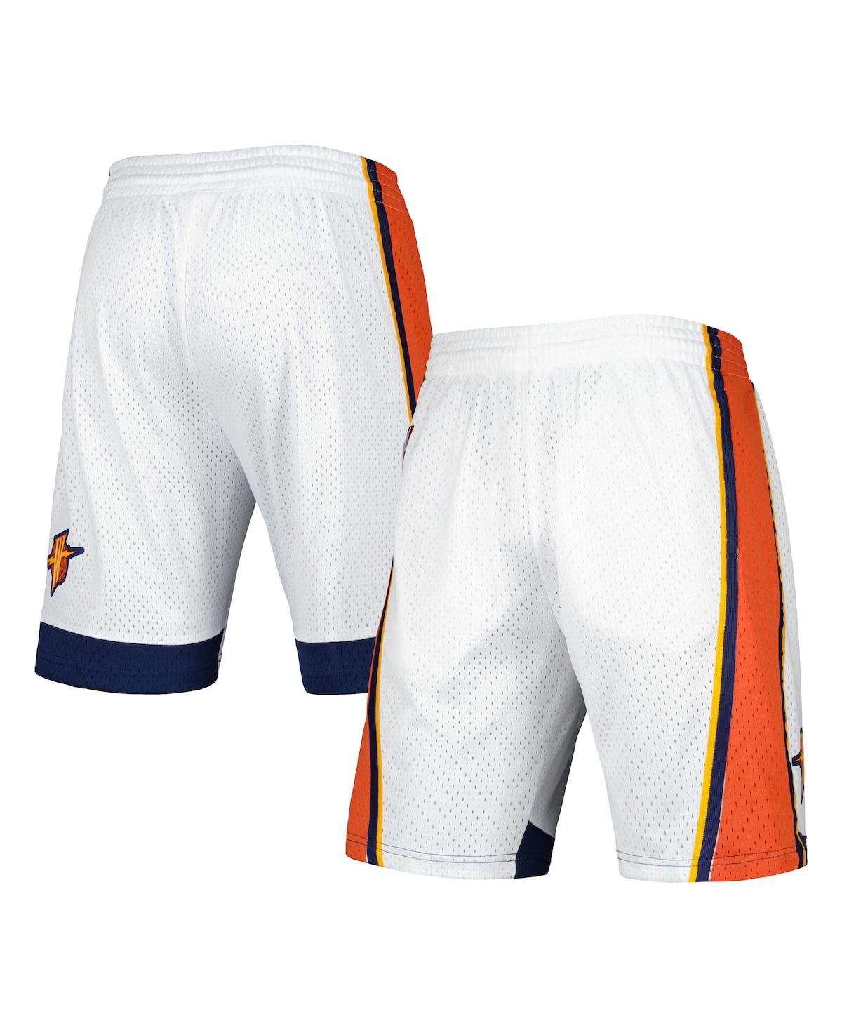 Mitchell & Ness Men's  White Golden State Warriors 2009-10 Hardwood Classics Swingman Shorts In White