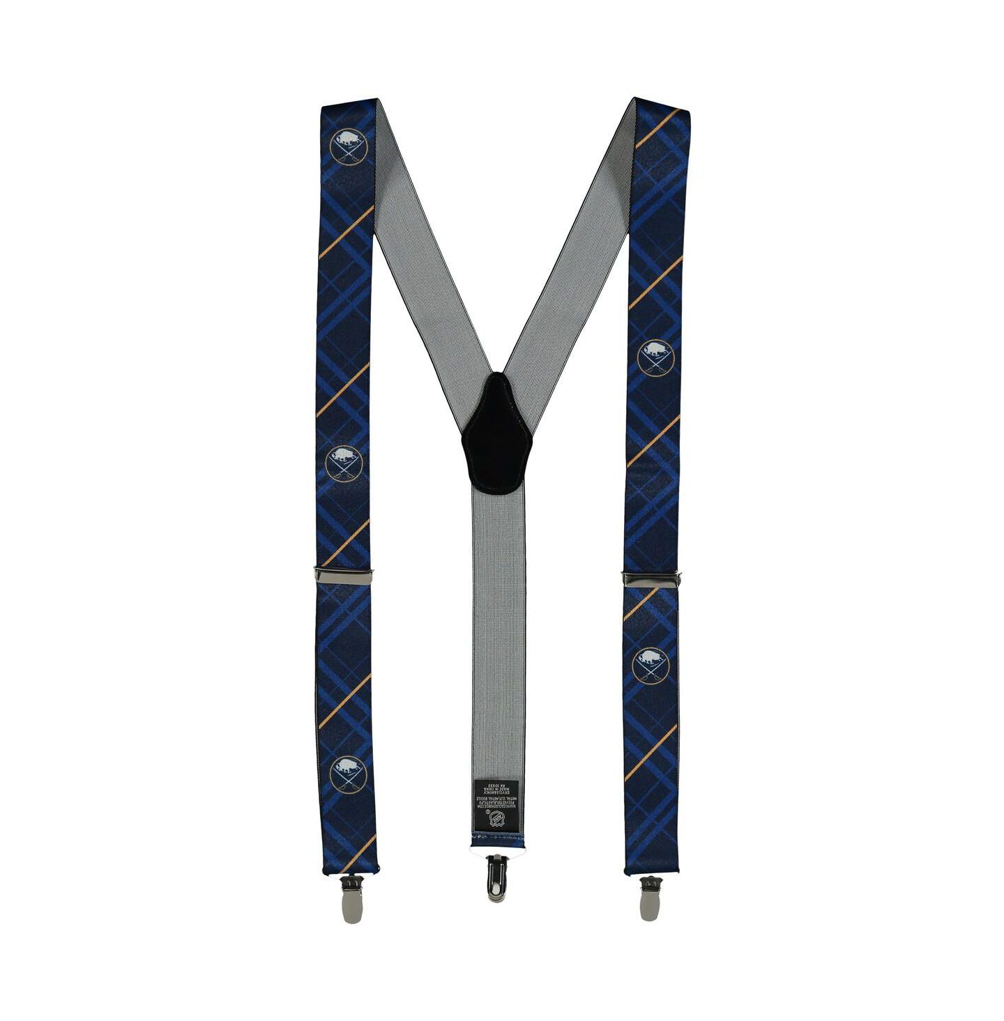Мужские подтяжки Eagles Wings Blue Buffalo Sabres Suspenders — фото 1