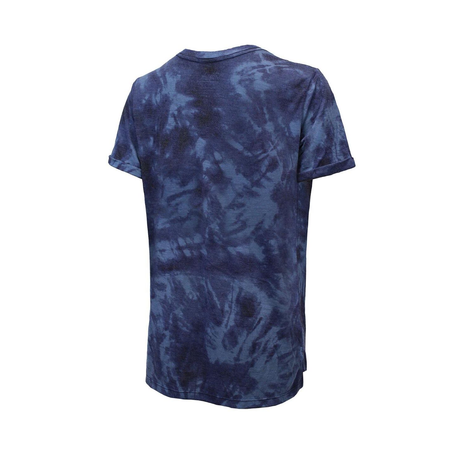 Women's Threads Deep Sea Blue Seattle Kraken Boyfriend Tie-Dye T-shirt