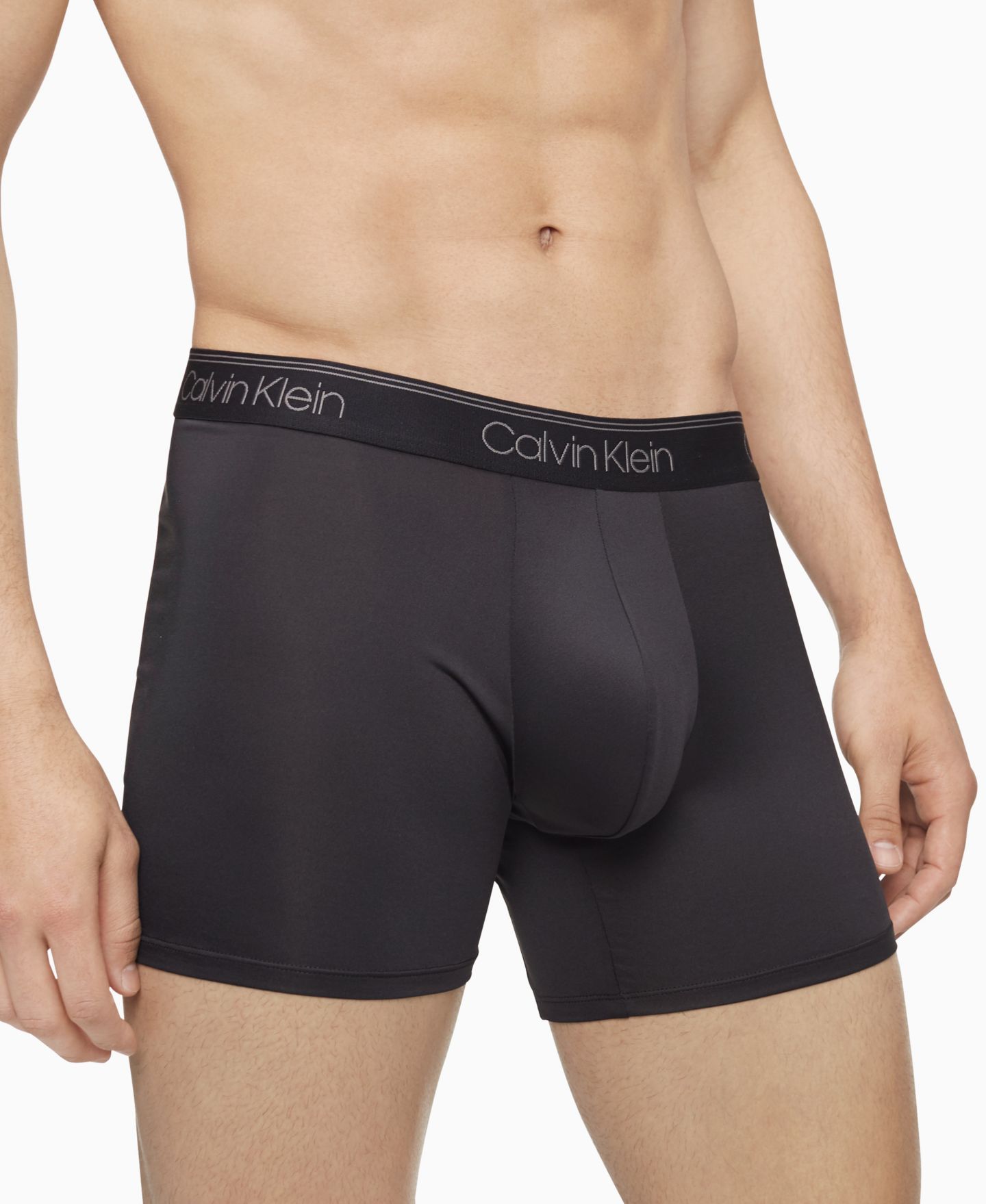 Трусы-боксеры Micro для мужчин, стрейч, 5 шт. — Calvin Klein, цвет: 5 Чёрный — фото 4