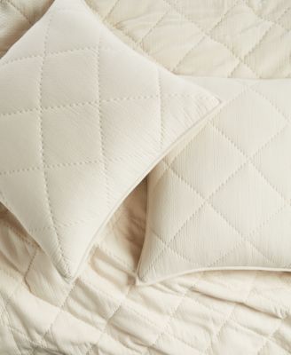 Dobby Diamond 2-Pc. Sham Set, European, Exclusively at Macy’s