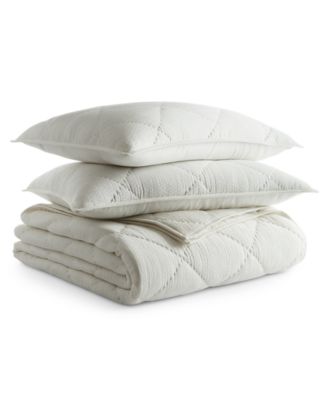 Dobby Diamond 3-Pc. Coverlet Set, Full/Queen, Exclusively at Macy’s