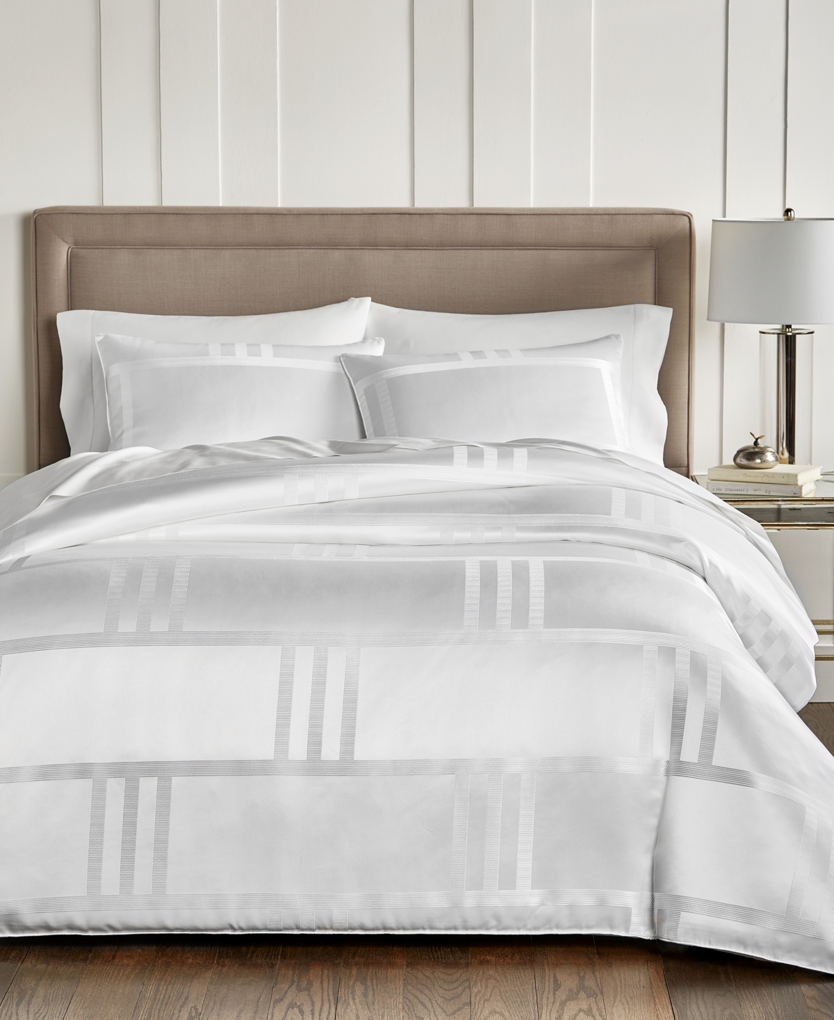 Hotel Collection Structure 3-pc. Duvet Cover Set, Full/queen, Created For Macy's In White