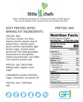 Soft Pretzel Bites Gluten Free Baking Kit