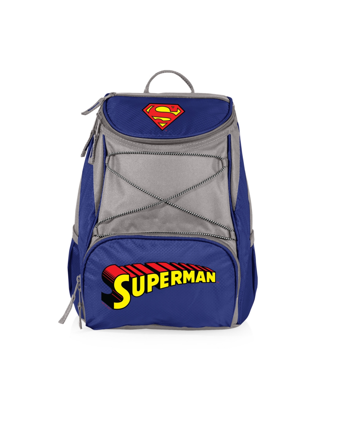 Oniva Superman Ptx Cooler Backpack In Navy Blue With Gray Accents