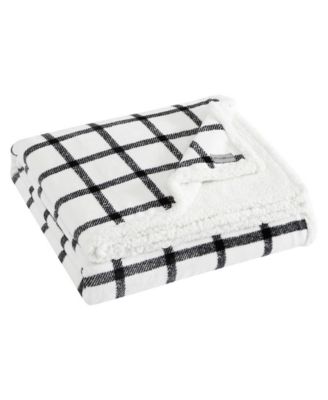 CLOSEOUT! Plaid Ultra Soft Plush Fleece Blanket, King