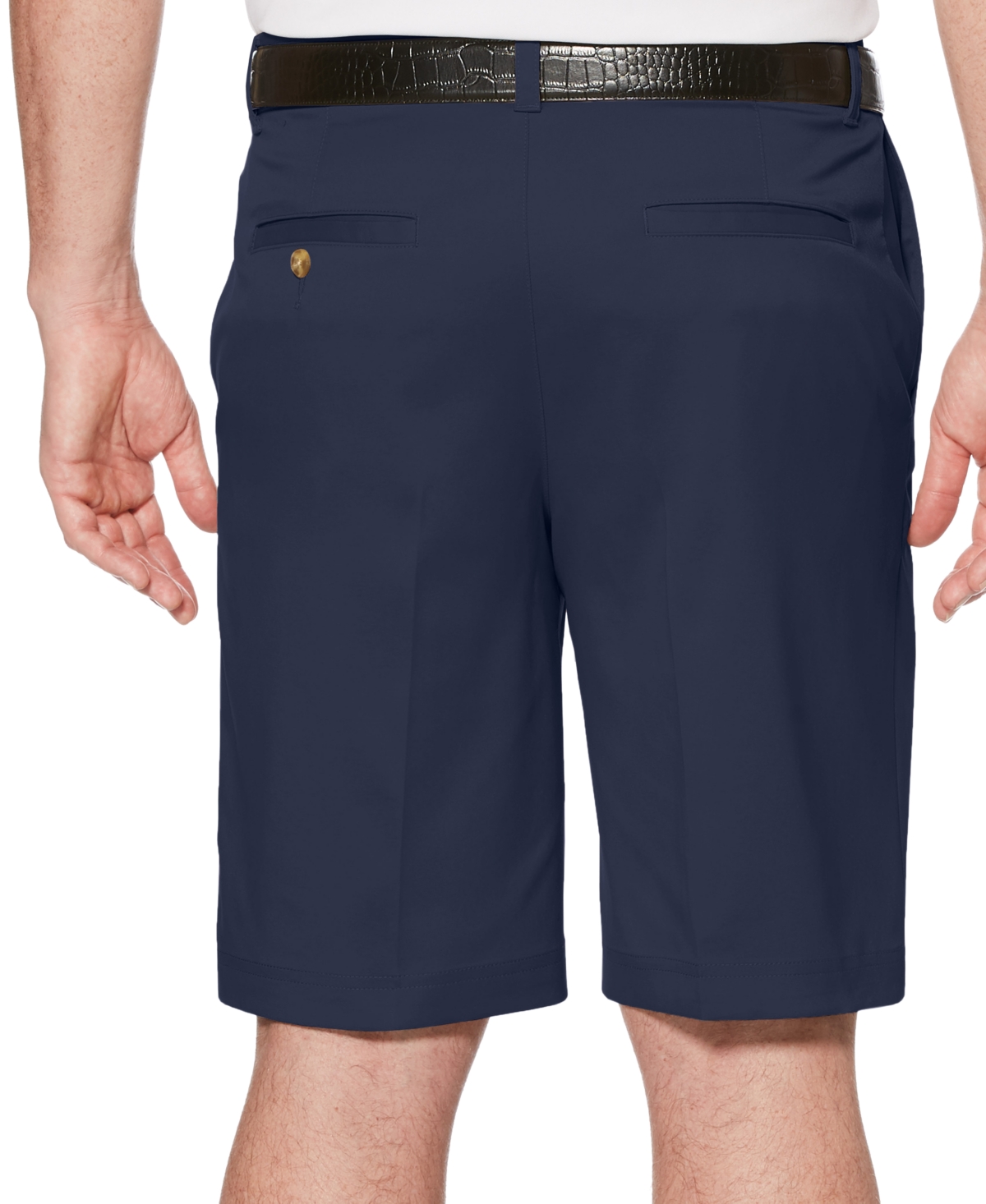 Pga Tour Men's Flat Front Active Waistband Golf Short