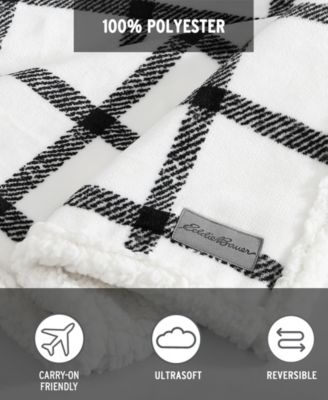 CLOSEOUT! Plaid Ultra Soft Plush Fleece Blanket, King