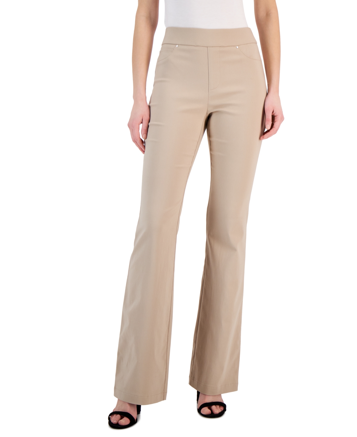 Macie High Waist Flare Leg w/ Pintuck
