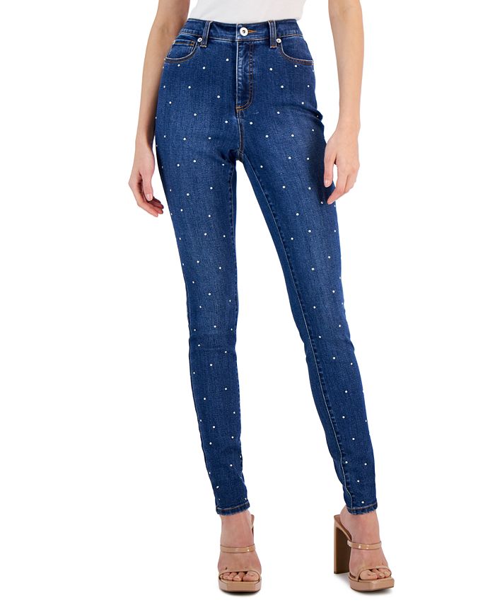 Inc studded cheap jeans