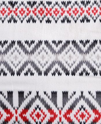 Eddie bauer mountain shop village chili sherpa blanket