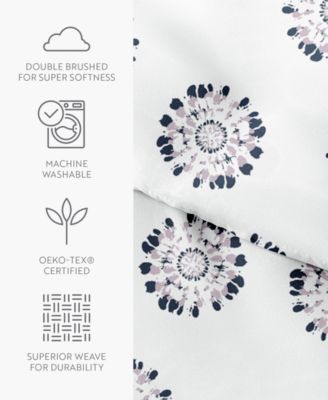 Tie Dye 3-Pc. Duvet Cover Set, Full/Queen