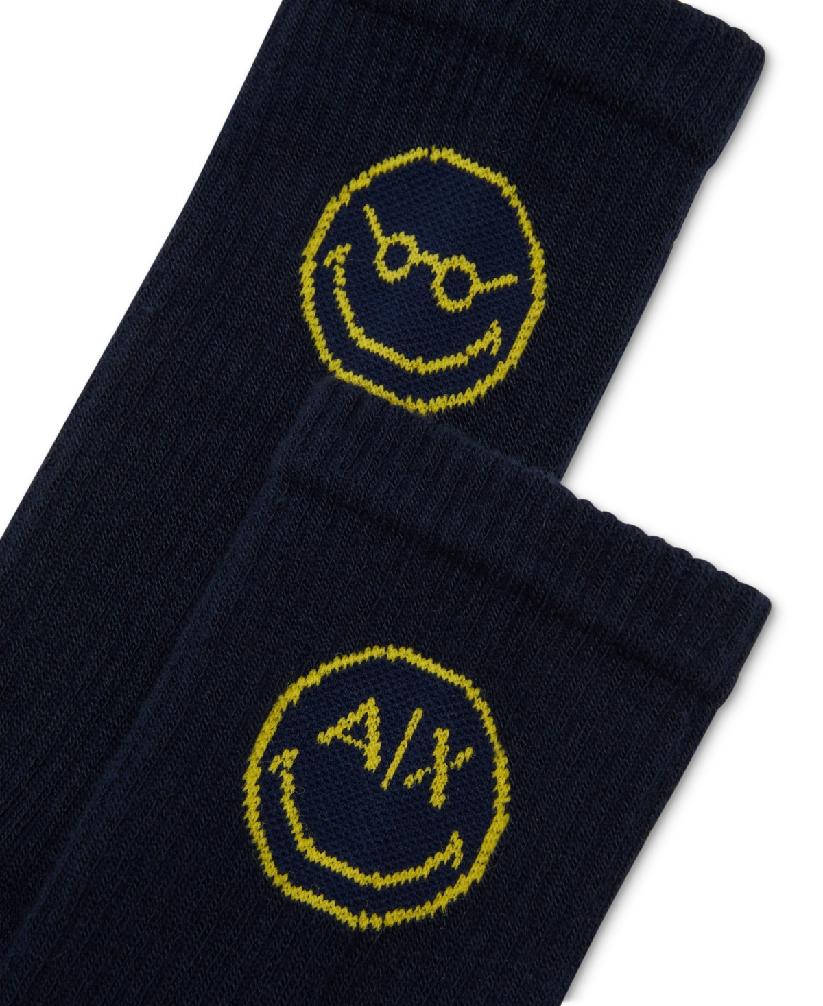 AX Armani Exchange Men's Smiley 3/4 Crew Socks | Smart Closet