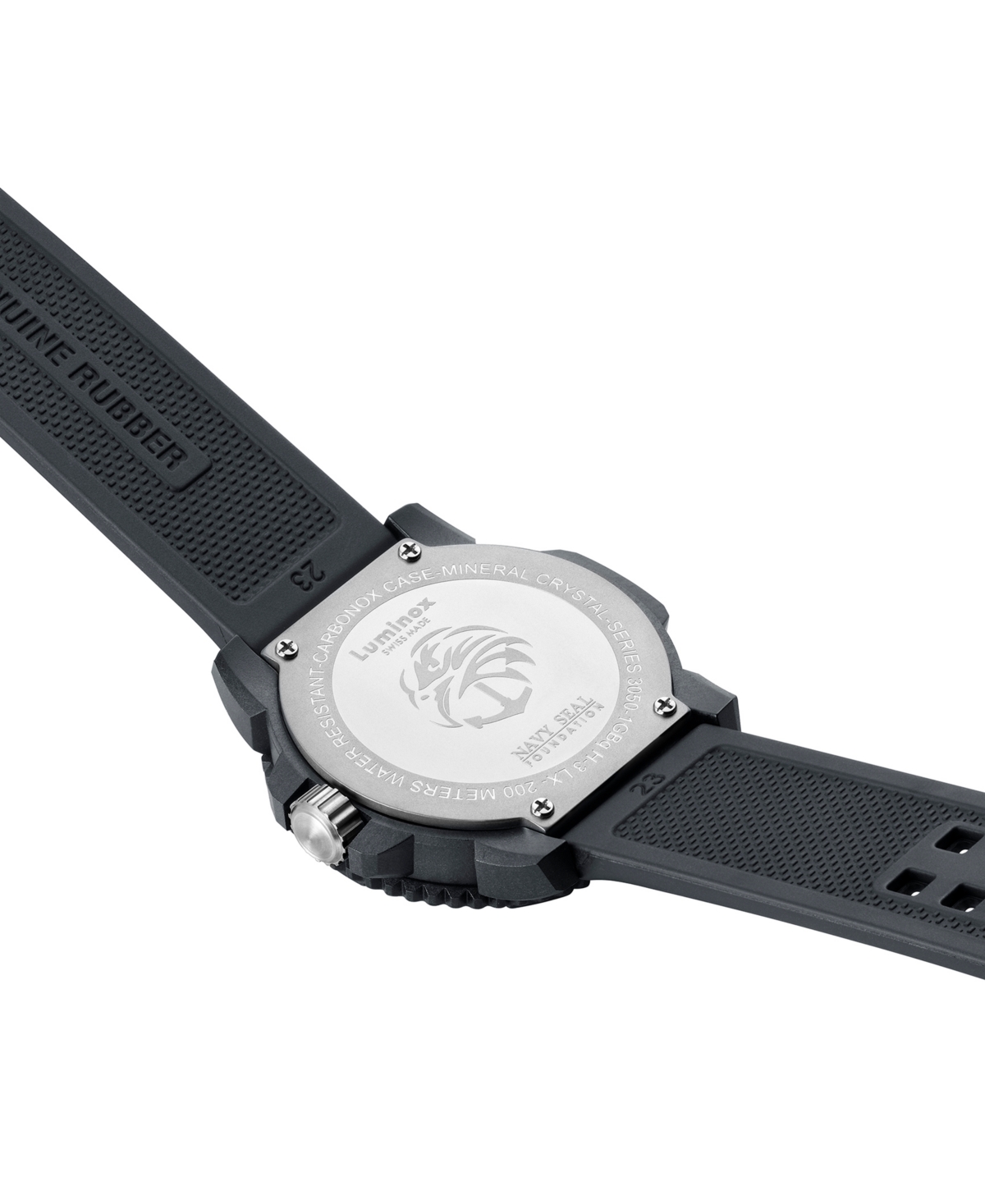 Shop Luminox Men's Swiss Navy Seal Colormark Foundation Exclusive Black Rubber Strap Watch 44mm In No Color