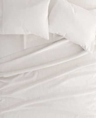 300 Thread Count Linen Rayon From Bamboo Blend Deep Pocket 4-Pc. Sheet Set, Queen