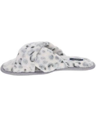 Women's Gift Set with X-Band Plush Slipper and Cheetah Blanket Set