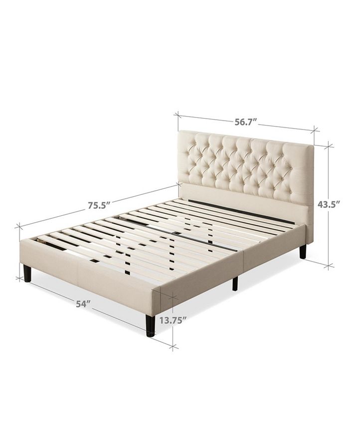 Zinus Misty Platform Bed Frame / No Box Spring Needed, Full & Reviews