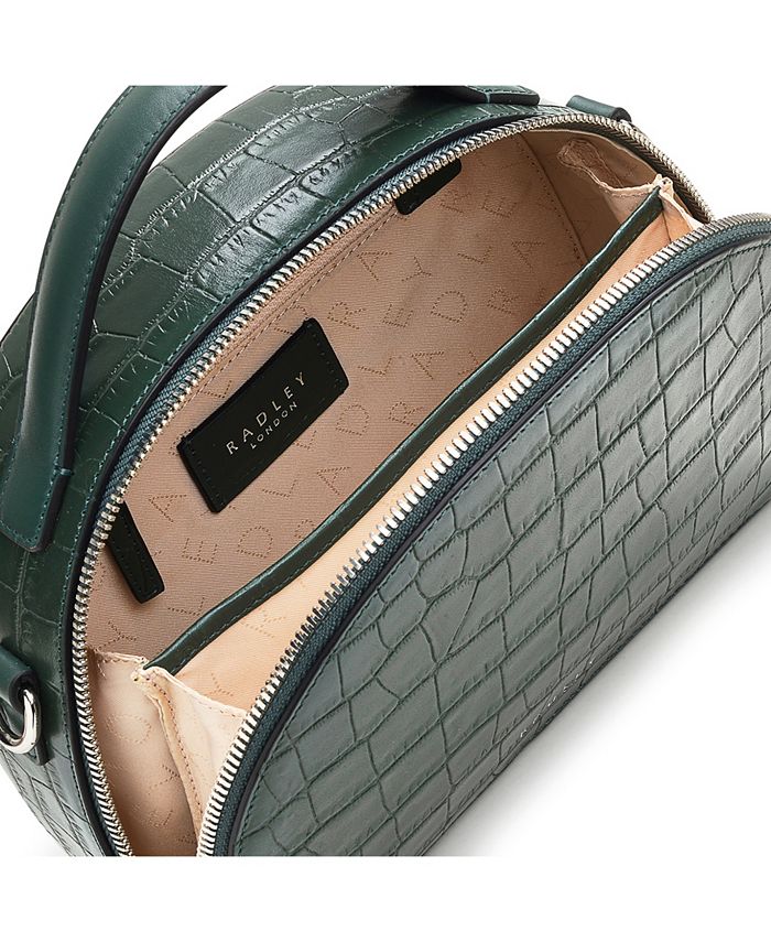 Radley London Women's Orchard Road Faux Croc Small Zip Around Crossbody