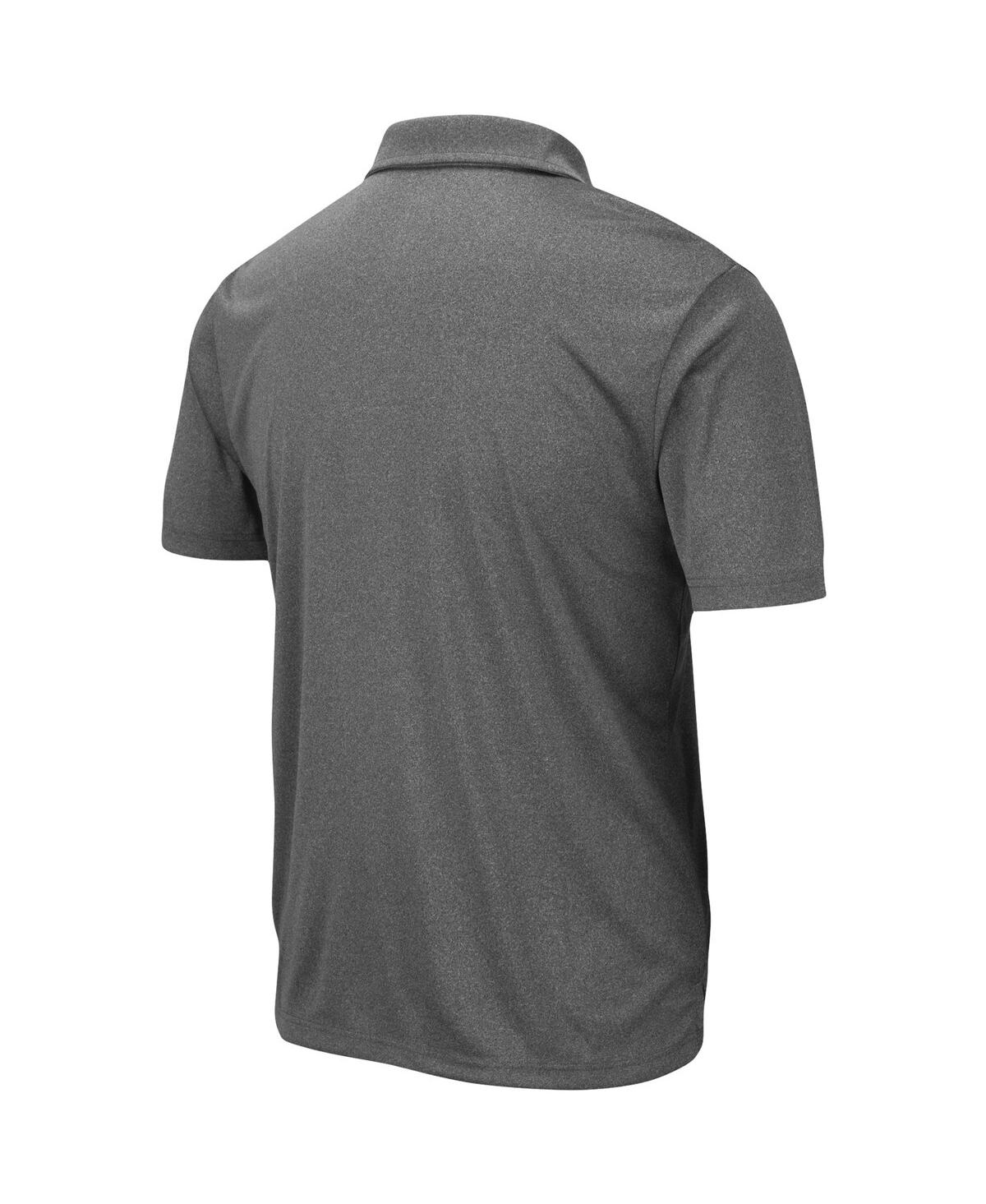 Men's ColosseumPitt Panthers Smithers Polo Shirt - Heathered Charcoal