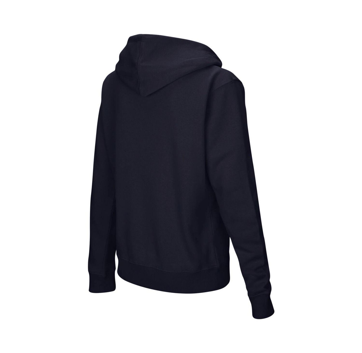 Women's Navy West Virginia Mountaineers Arch and Logo 1 Pullover Hoodie