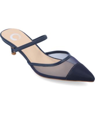 Macy's shops navy blue heels