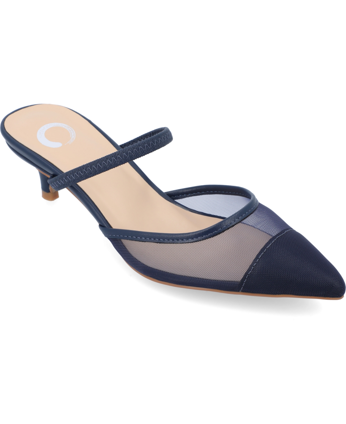 Shop Journee Collection Women's Allana Mesh Heels In Blue