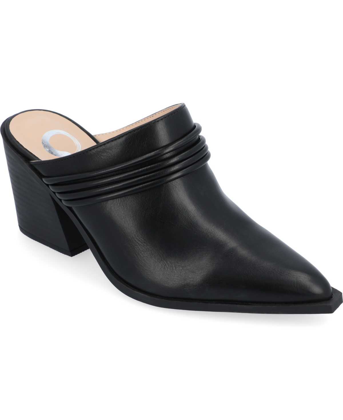 JOURNEE COLLECTION WOMEN'S JINNY BANDED MULES
