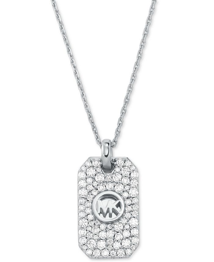 Michael kors dog hotsell tag necklace