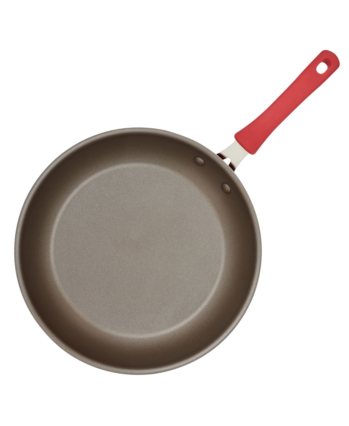 Rachael Ray Cook + Create Aluminum Nonstick Frying Pan, 12.5" In Grey