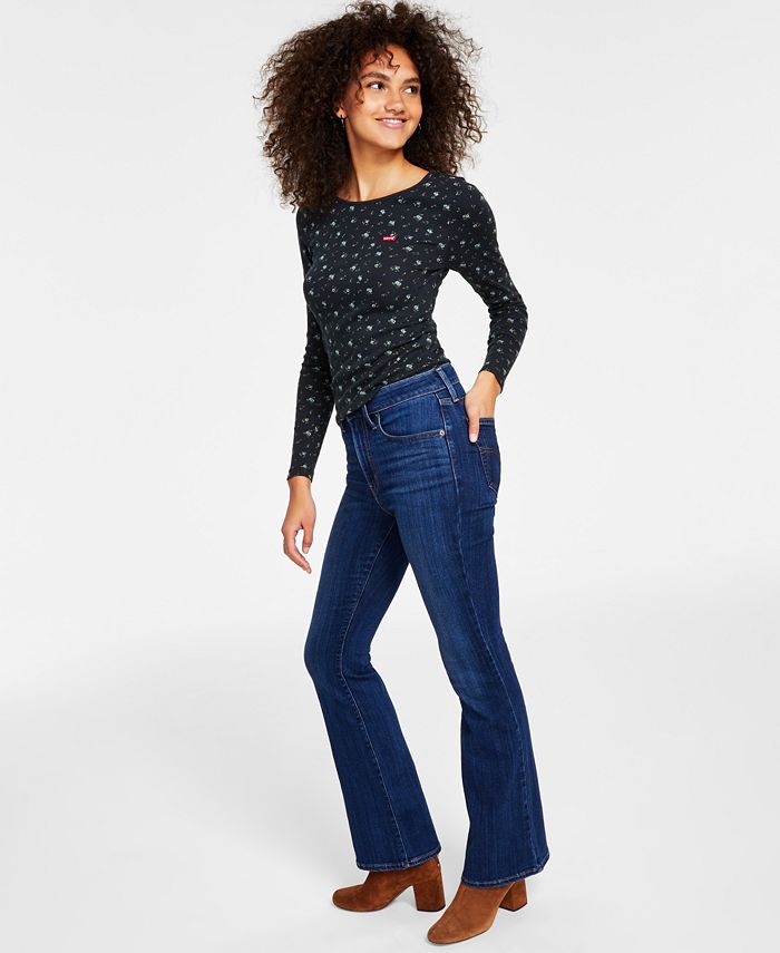 Microprocessor Extremisten Opwekking Levi's Women's 726 High Rise Slim Fit Flare Jeans - Macy's