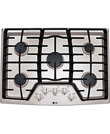 30 inch Built-In Gas Cooktop - Stainless Steel