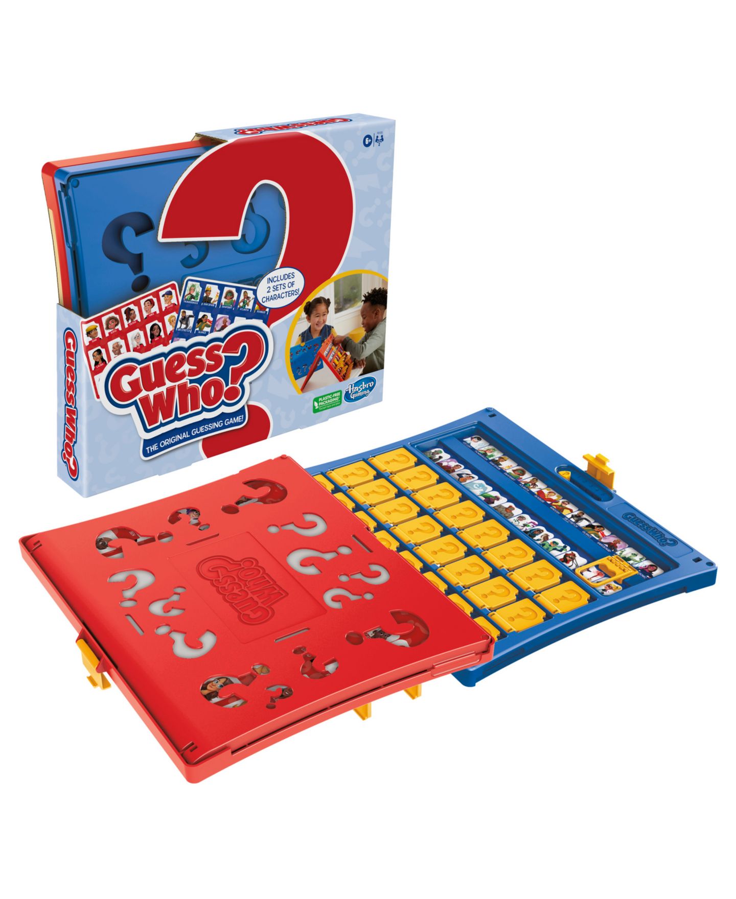Детская настольная игра Hasbro Gaming Guess Who Classic 2-Player Board Game, Ages 6+ — фото 5