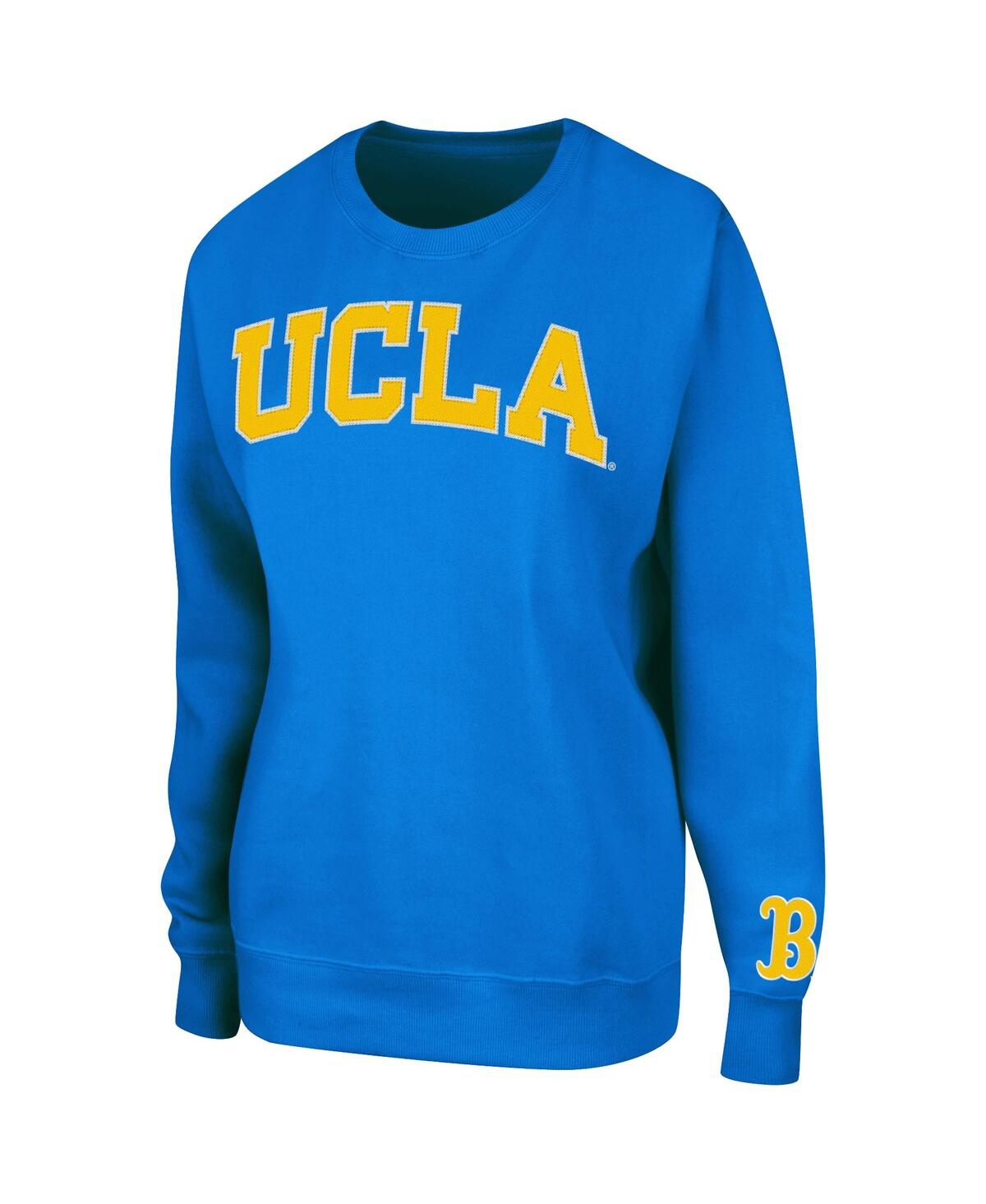 Shop Colosseum Women's  Blue Ucla Bruins Campanile Pullover Sweatshirt