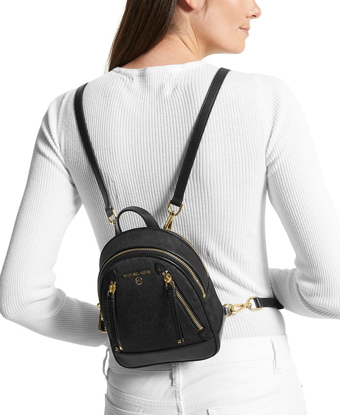 Michael Kors Signature Brooklyn Extra Small Convertible Messenger Backpack  & Reviews - Handbags & Accessories - Macy's