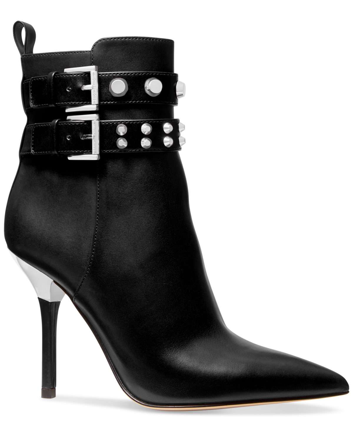 UPC 196238078512 product image for Michael Michael Kors Women's Amal Studded Ankle-Strap Dress Booties Women's Shoe | upcitemdb.com