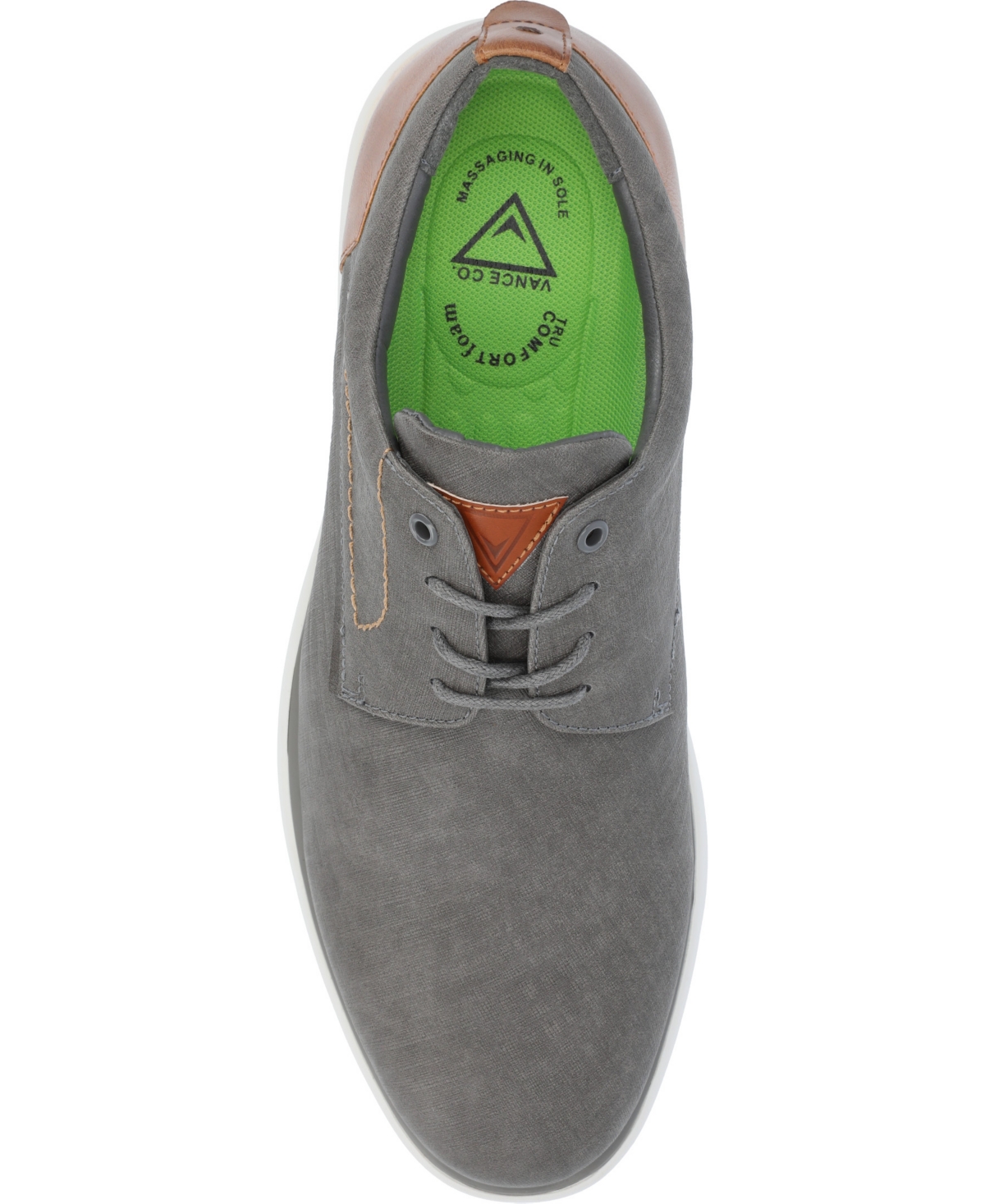 Vance Co. Men's Kirkwell Tru Comfort Foam Lace-Up Casual Derby