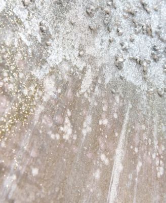 Pellets Textured Glitter Hand Painted Canvas Wall Art, 32" x 48"